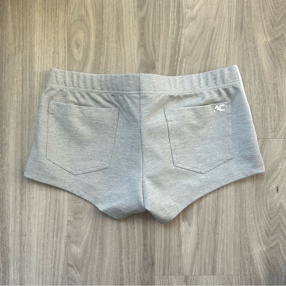 Andrew Christian | 3" Stretch Football Shorts in Gray (Medium) - Picture 3 of 16